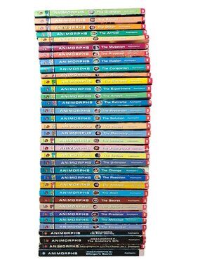 Vintage Animorphs Book Lot 35 K A Applegate Megamorphs Paperbacks Scholastic 90s